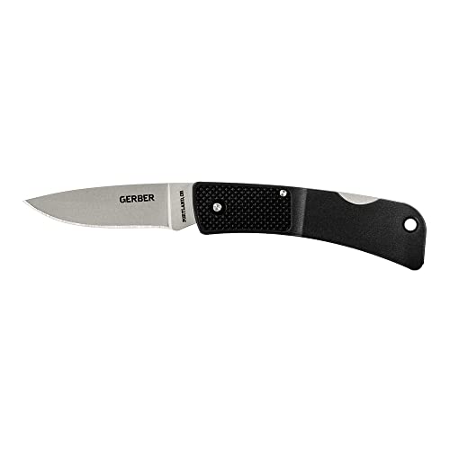 Gerber Gear LST Ultralight Pocket Knife - 2.63' Plain Edge Folding Knife - EDC Gear and Equipment - Black
