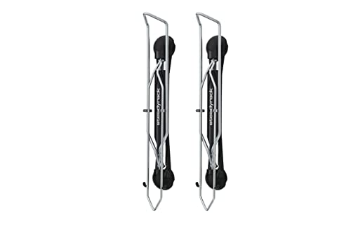 Steadyrack Bike Racks - Mountain Bike Rack - Wall Mounted Bike Rack Storage Solution for your Home, Garage, or Bike Park - 2 Pack