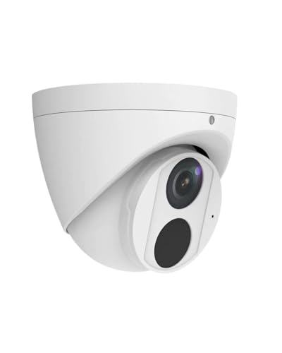 LINOVISION 8MP PoE Security IP Camera, H.265+ 4K HD Camera with AI Humen/Motion Detection and 140° FoV, Built-in Microphone, IP67 Waterproof for Indoor&Outdoor, App Hik Vision or Guarding Vision