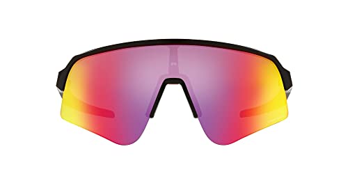 Oakley Men's OO9465 Sutro Lite Sweep Rectangular Sunglasses, Matte Black/Prizm Road, 39 mm