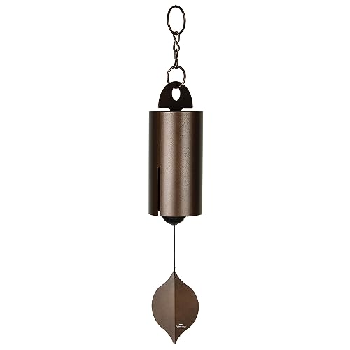 Woodstock Wind Chimes Heroic Windbell Antique Copper Large (40') Deep Resonance Serenity Wind Bell, Outdoor Decor for Garden, Patio, Porch Christmas/Hanukkah Gifts (HWLC)