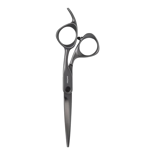 Fromm Professional Invent 5.75' Precision Hair Cutting Shears Ideal for Blunt & Layer Cuts in Gunmetal Japanese Steel Scissors with Semi-Convex Blade for Experienced & Expert Salon Stylists
