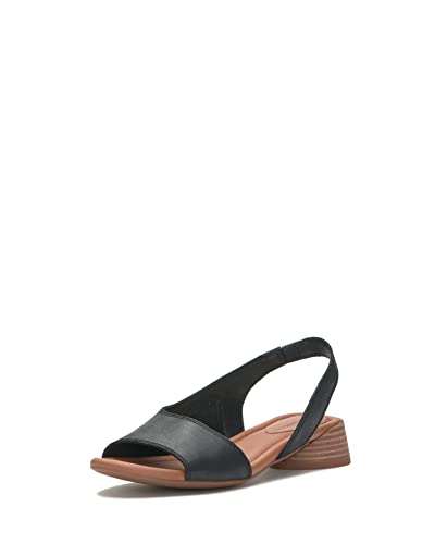 Lucky Brand Women's Rimma D'Orsay Sandal Heeled, Black, 8.5