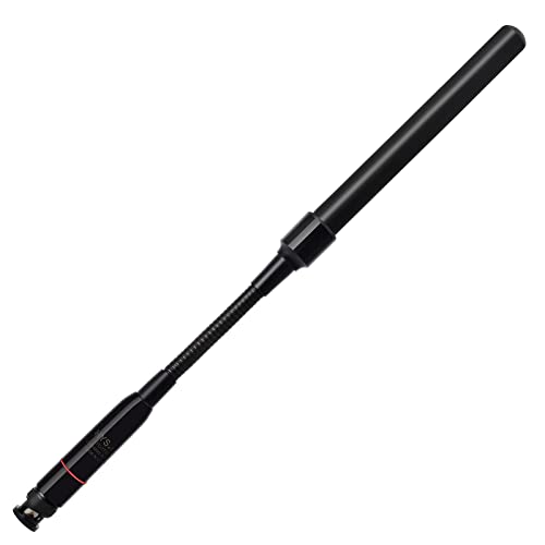 HYS 2m/70cm Gooseneck CS Tactical 11.8-inch Antenna with Fiberglass 20W Handheld BNC Antenna for ICOM V8 V80 V80E V82 V85 F3S HT-66 2 Way Radio Radio