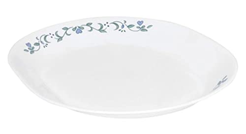 Corelle Vitrelle Serving Platter, 12-1/4-Inch Large Serving Plate, Triple Layer Glass, Crack and Chip Resistant, Country Cottage