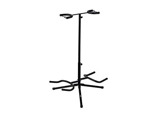 Monoprice Tripod Adjustable Double Guitar Stand - For Use With Electric/Acoustic Guitar & Bass - Stage Right Series