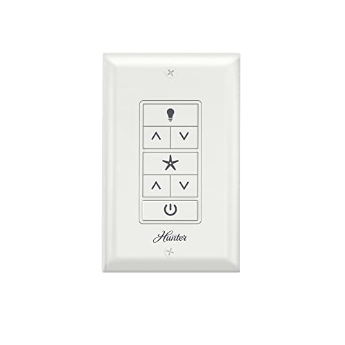 Hunter Fan Company 99815 Core Receiver not Included Wall Control, White