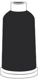Madeira Rayon Thread 1100yd Spool BLACK Color: 1000