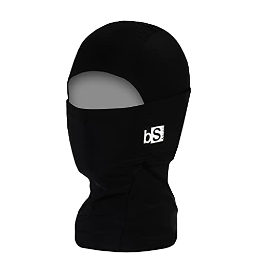 BLACKSTRAP Kids Expedition Hood Dual Layer Cold Weather Balaclava - Black | One Size