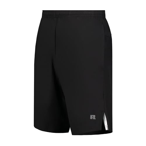 Russell Athletic Men's Standard Legend Stretch Woven Shorts, Black, Large