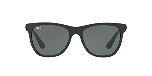 Ray-Ban RB4184 Square Sunglasses, Black/Green, 54 mm