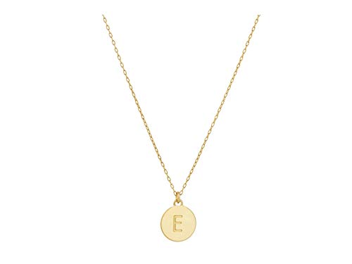Kate Spade New York Kate Spade Mini Initial Pendant E Gold One Size