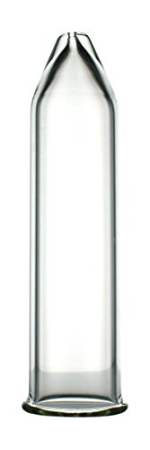 Extraction Proz 50-EXT-20 Glass Extractor Extraction Filter Tube 20' Long 50mm Diameter Clear with Stainless Steel Clamp