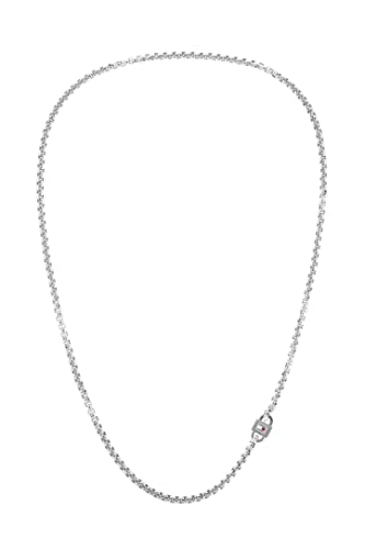 Tommy Hilfiger Jewelry Men's Chain Necklace Stainless Steel Color: Silver (Model: 2790365)