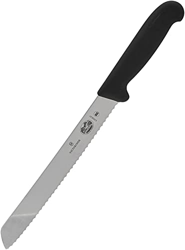 Victorinox Swiss Army 8' Serrated Bread Knife with Fibrox Handle, 47549