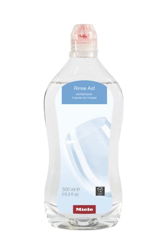 Miele Dishwasher Rinse Aid, for Optimal Drying and Sparkling Finish with Glass Protection Formula, 16.9 oz