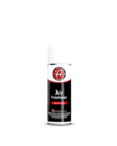 Adam's Polishes Aerosol Air Freshener (New Car Scent) - Car Air Freshener Spray That Eliminates Harmful Odors from Car Interior
