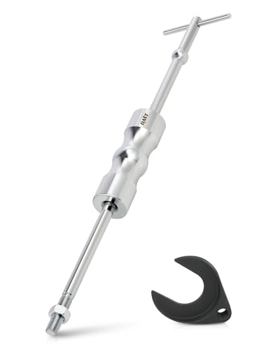 OMT Inner CV Axle Puller Tool Set with 5/8'-18 Slide Hammer & Adapter | Inner CV Joint Removal Tool Kit | Front Wheel Drive Axle Puller Set Compatible with Taurus Sable FWDs from 1986 to 2021