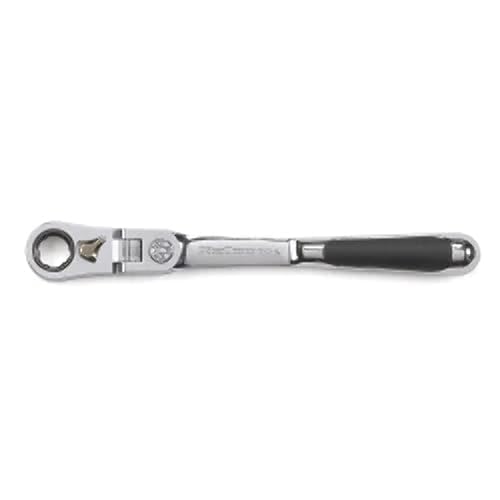 GEARWRENCH 1/4' Drive Pass-Thru XL Locking Flex Head Ratchet, 72 Tooth, 6-1/2' - 891400