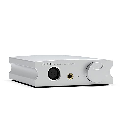 aune X7s 2021 Class-A Headphone Amplifier with Balanced XLR Out 6.35mm Headphone Out/RCA Preamp Out Line Out/RCA Line in, 3 Gain Levels, for Headphones/Earphones/IEMs/Active Speakers/Power Amps