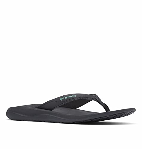 Columbia Women's FLIP Sandal, Black/copper ore, 8 Regular US