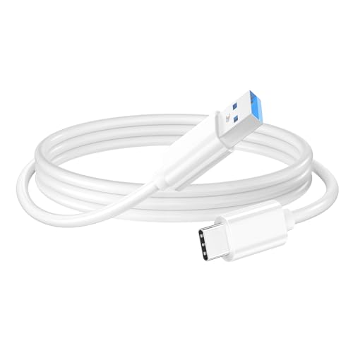 USB A to C for iPhone 15 Car Carplay USB 3.1 Gen 2 to C Charging Charger Cable 3FT,10Gbps High Speed Data Transfer for MacBook,iPad 10th Gen,iPad Air 5th/4th Gen,Mini 6th Gen,iPad Pro 12.9/11,White