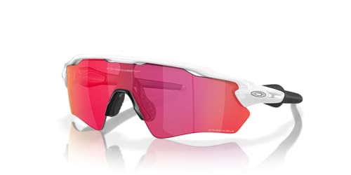 Oakley Youth OJ9001 Radar EV XS Path Rectangular Sunglasses, Polished White/Prizm Field, 31 mm