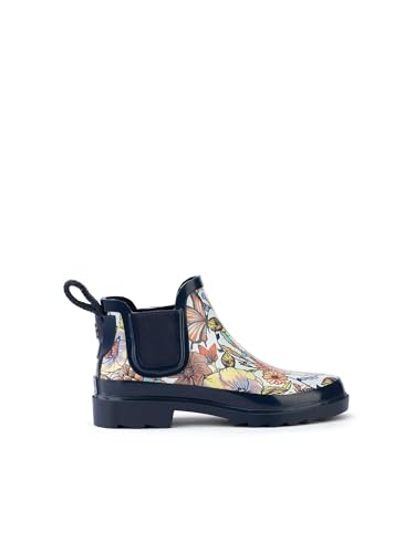 Sakroots Women's Rhyme Rain Boot Shoe, Multi in Bloom, 8