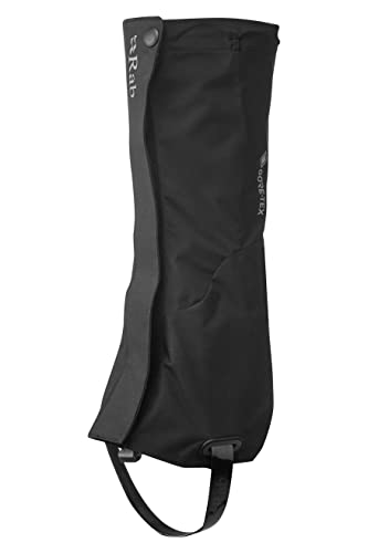 RAB Women's Muztag GTX Waterproof Gore-tex Gaiter for Hiking and Mountaineering - Black - Medium