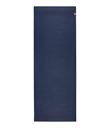 Manduka eKO Yoga Mat - For Women and Men, Strong, Durable, Non Slip Grip, 5mm Thick, 71 Inch, Midnight Blue, 180cm x 60cm x 5mm
