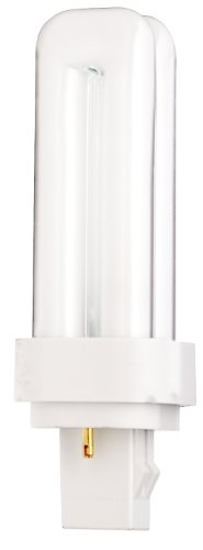 Satco S8320 4100K 13-Watt GX23-2 Base T4 Quad 2-Pin Tube for Magnetic Ballasts, Cool White