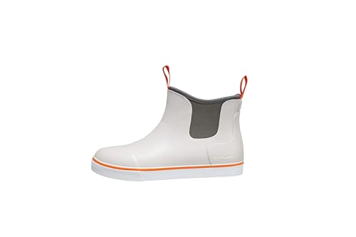 Women's Deck Boots Ankle Rain Boots Fishing Boots Rubber Waterproof Slip-Resistant Outdoor Work Shoes