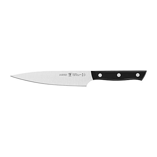 HENCKELS Dynamic Razor-Sharp 6-inch Utility Knife, Tomato Knife, German Engineered Informed by 100+ Years of Mastery, Black/Stainless Steel