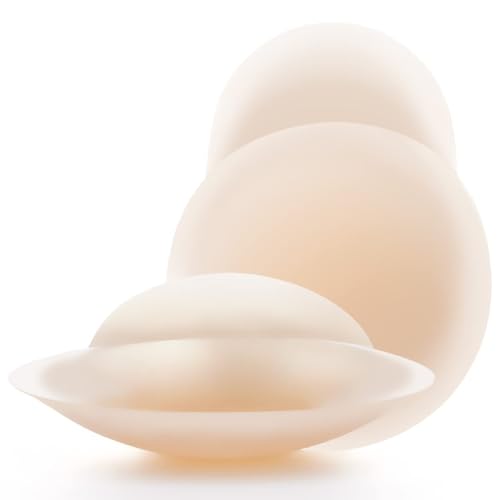 Nippies Nipple Covers for Women - Added Lift Adhesive Silicone Nipple Pasties - Reusable Sticky Breast Covers - Crème, 2