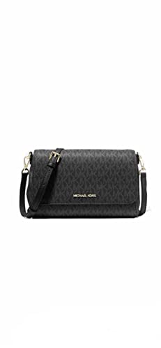 Michael Kors Medium Logo Convertible Crossbody Bag (Black)