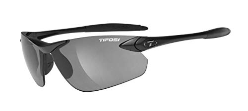 Tifosi womens Matte Black Frame/Smoke Lens Sunglasses, Black, One Size US