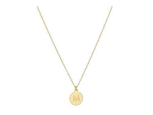 Kate Spade New York Kate Spade Mini Initial Pendant M Gold One Size