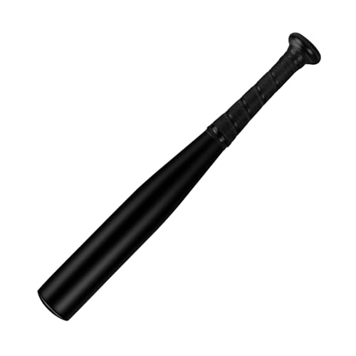 SECOTAN Baseball Bat, Aluminum One Hand 17-Inch Training Bat, Softball Bat, Home/Car/Self Defense, Batting Practice, Aluminum Bat, Truck Tire Checker Bat(Black)