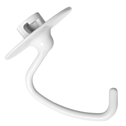 Belleone K45DH Dough Hook for KitchenAid Mixer, Coated Dough Hook Attachment for KitchenAid K45 K45SS KSM90 KSM150 Tilt-Head Stand Mixers, 4.5/5.0 Quart Bowel