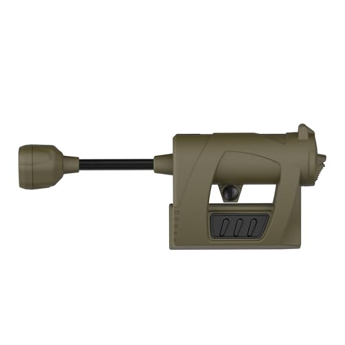 Princeton Tec Charge PRO Tactical White + Red Maxbright LED Low-Profile Task Light with Flexible Neck, 55 Lumens, Water-Resistant, Essential for Fire Rescue, Military, Outdoors and Safety, Tan