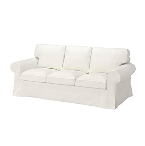Sofa Cover Replacement That Fits IKEA Ektorp, Color: Blekinge White, Cover for IKEA ektorp Sofa (3 Seat Cover (Does NOT fit 3,5-seat))