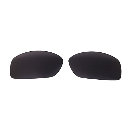 Walleva Replacement Lenses for Bolle Recoil Sunglasses - Multiple Options Available (Black - Polarized)