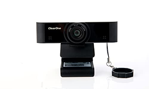ClearOne Unite 20 Pro Webcam with 100° ultra wide-angle field-of-view for use on your PC or laptop display. Delivers full HD 1080p30 video.