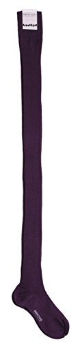 Bresciani 1970 Ultimate Socks - Womens Cashmere and Silk Thigh-Highs One Pair Medium/Amethyst
