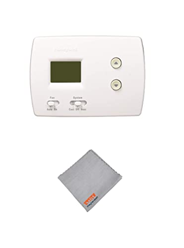 Honeywell TH3110D1008 Pro Non-Programmable Digital Thermostat, 1 Pack, with Playhardest Cleaning Cloth