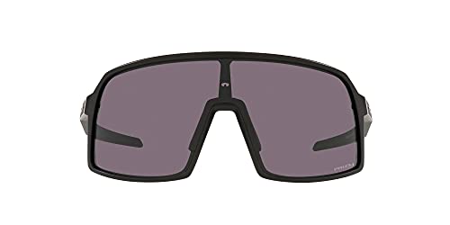 Oakley Men's OO9462 Sutro S Rectangular Sunglasses, Matte Black/Prizm Grey, 28 mm