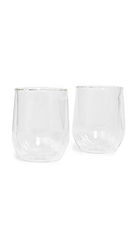Corkcicle. Clear Glass Stemless, 2 CT
