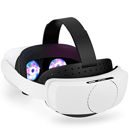 Head Strap Compatible with Meta/Oculus Quest 2, IFoo Lightweight & Adjustable Quest 2 Head Strap, Replacement for Elite Strap, Enhanced Support & Comfort Reduce Head Face Pressure in VR, No Battery