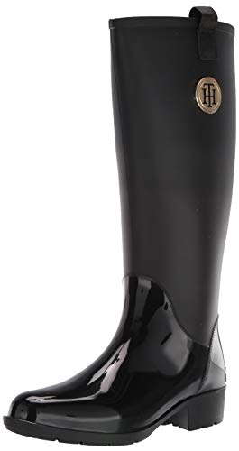 Tommy Hilfiger Women's Karissa Rain Boot, Black, 7
