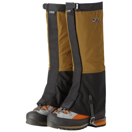 Outdoor Research Crocodile Gaiters Ochre/Black M (Men's 6-9, Women's 7-9) Medium
